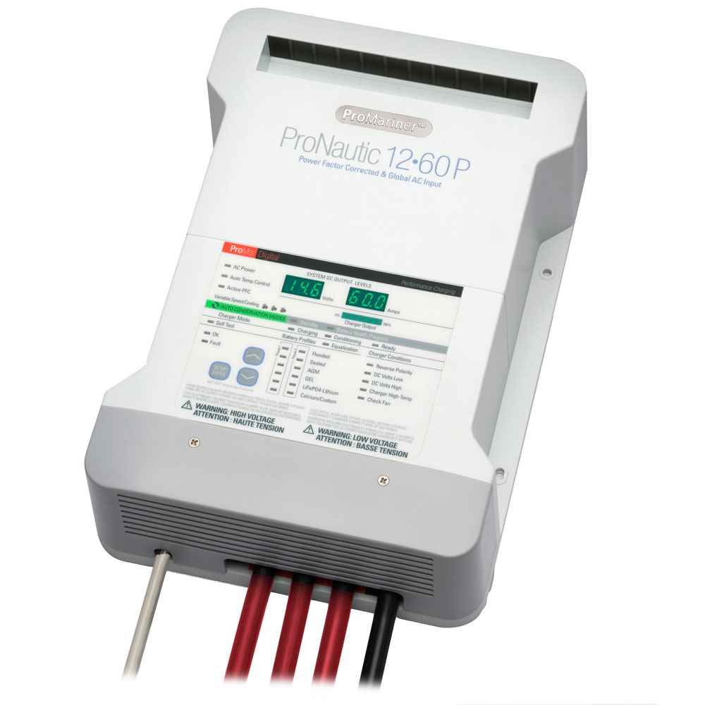 ProNautic 1260P 60 Amp 3 Bank Battery Charger