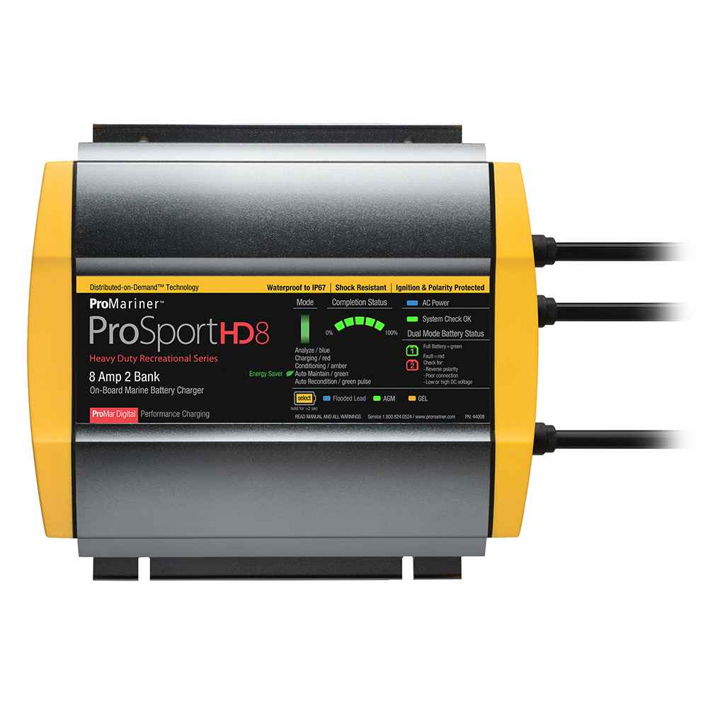 ProSportHD 8 Gen 4 - 8 Amp - 2 Bank Battery Charger