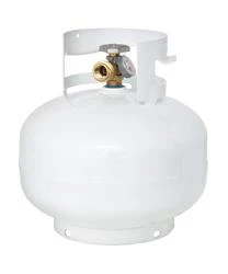 Propane Tank Flame King YSN11SQT 11 Pound Capacity; Powder Coated; Squatty Steel; X-Ray, Hydrostatic Tested; DOT Approved; With Type 1 OPD ValveNever run out of propane