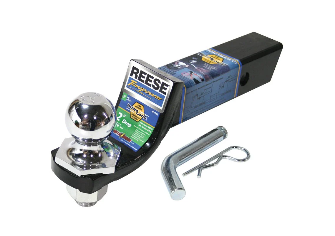 Reese 21542 Towpower Class III Towing Starter Kit, Black with Ch Ball
