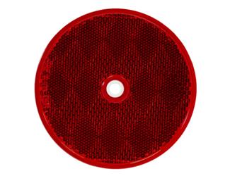 Reflector Buyers Products 5623316 Red Lens; 3.19" Round; Without Housing
