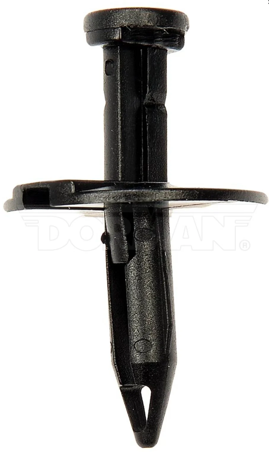 Rivet Dorman 963-094D Push-Pull; Splash Shield/ Fascia Rivet; 1" Head Diameter x 1" Overall ; Black; Nylon