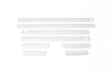 Rocker Panel Molding Putco 3751471 Pro, 12 Piece, Polished, Stainless Steel