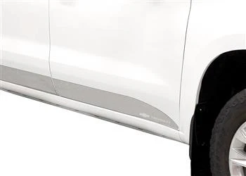 Rocker Panel Molding Putco 9751242GM-1 Premium, 10 Piece, Polished, Stainless Steel, 5.53" Height