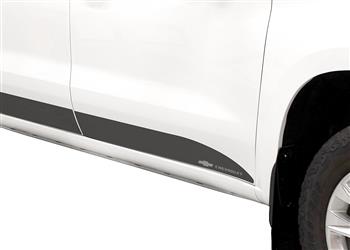Rocker Panel Molding Putco 9751243GM-1 Premium, 10 Piece, Polished, Stainless Steel, 5.51" Height