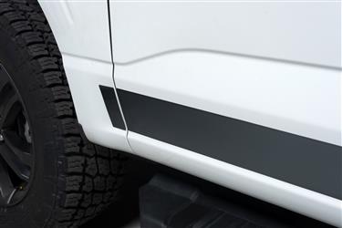 Rocker Panel Molding Putco 9751470BP Black Platinum, 10 Piece, Black, Stainless Steel
