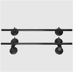 Roof Rack Cross Bar SeaSucker SX6150 For All Roof Rack System; 48" Long; Anodized; Black; Aluminum