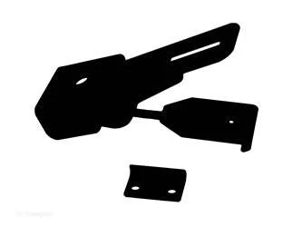 Black Folding Camper Latch