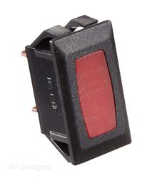 Black w/Red Indicator Lights