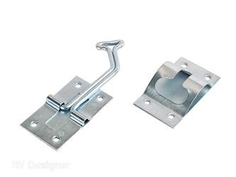 Entry Door Holder 45-Degree Zinc