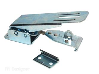 Folding Camper Latch Zinc