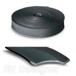 Heavy Duty Insert Trim - 1 X 100' Black