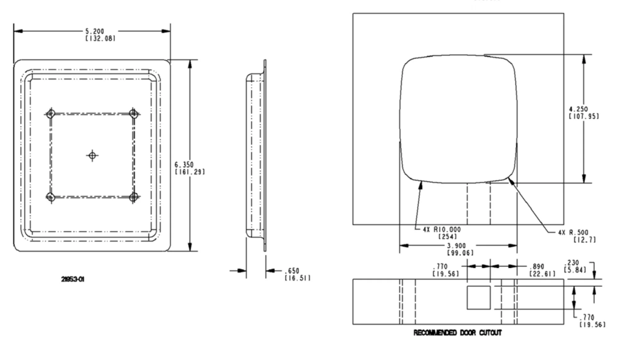RV Designer T511 Baggage Door Lock - Image 2