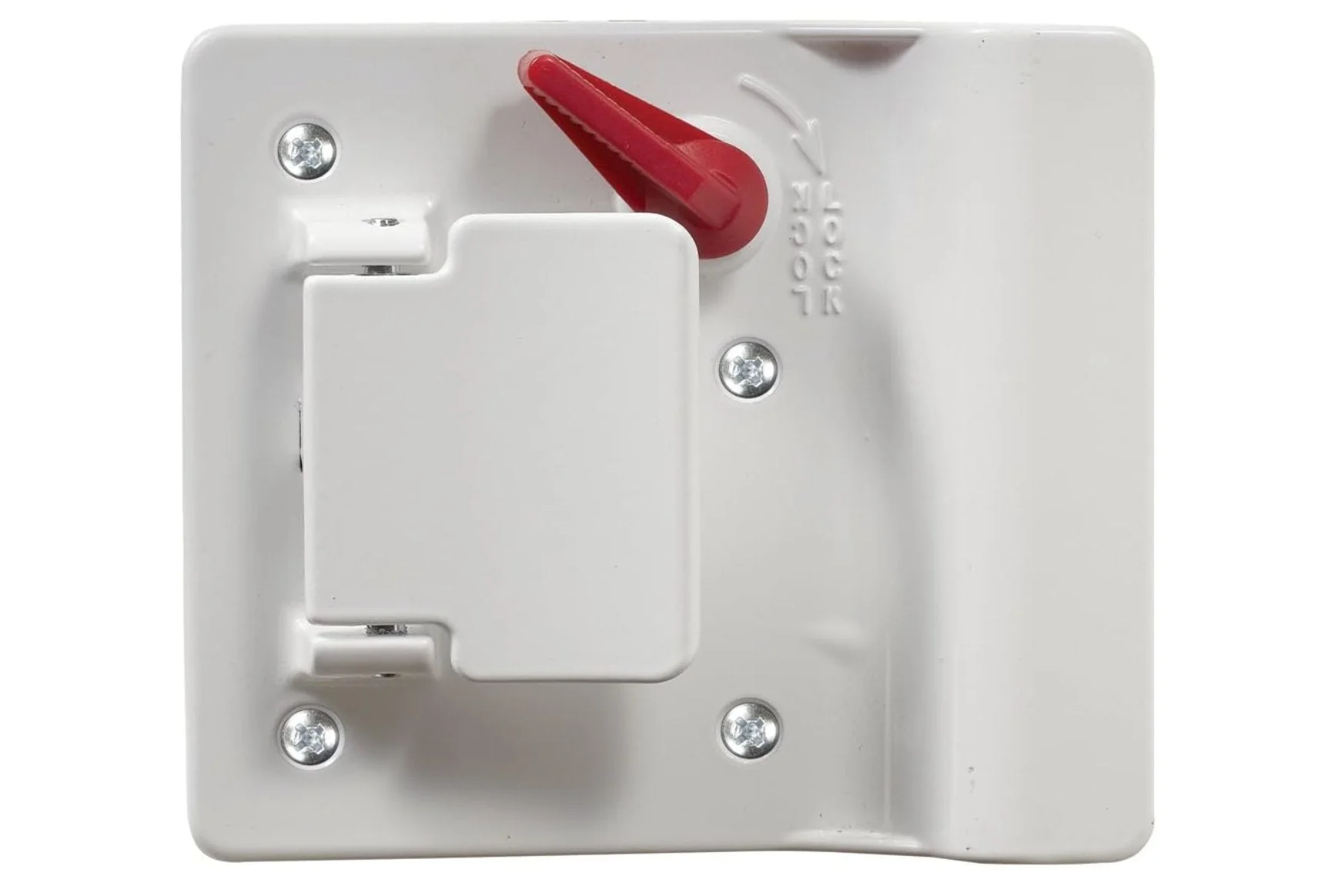 RV Designer T502 Entry Door Lock, White - Image 2