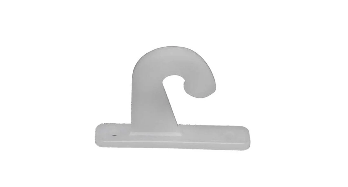 RV Designer A302 Mini Blind Hold Down Hook, White