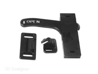 Screen Door Latch Black Left Hand