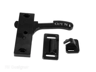 Screen Door Latch Black Right Hand Amerimax