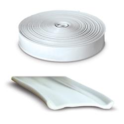 White 50 Foot Roll Collection Insert Trim HD 1" X 50'