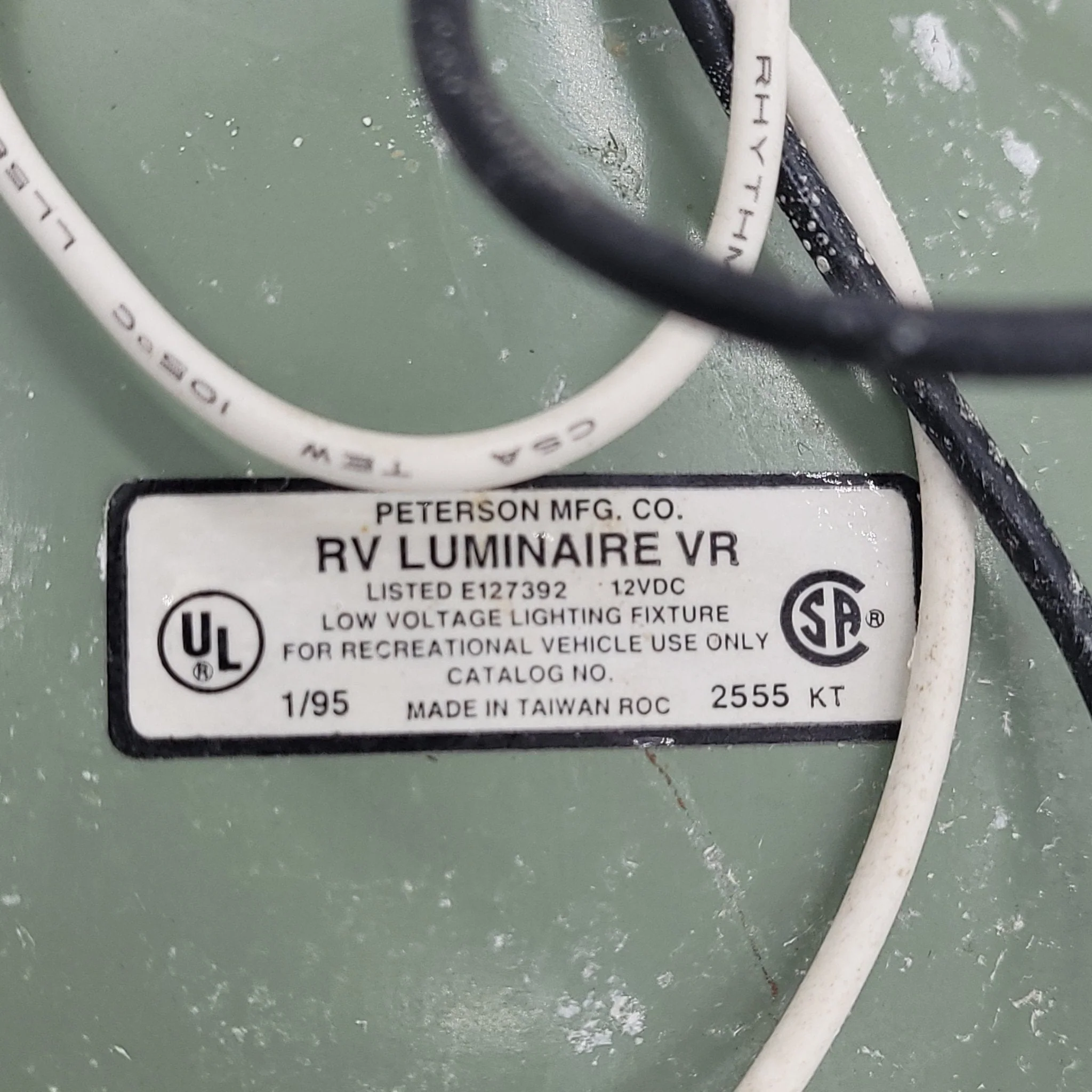Used RV interior light Fixture - *DOUBLE* - Image 3