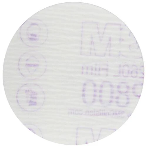 Sanding Disc - 3" Diameter; P800 Grit; Purple; Box Of 50 - 00910
