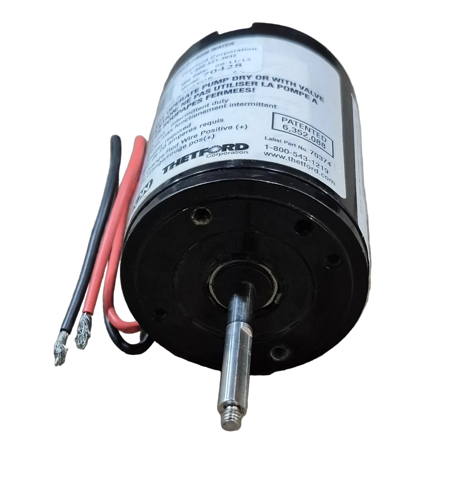 Sani-Con/ Thetford Twist-On Macerator Pump REPLACEMENT MOTOR - 70428 - - Image 2