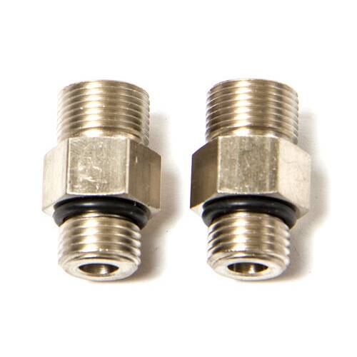 SEASTAR Boat Hydraulic Steering Fitting - -5 ORB x 3/8" Tube; Set Of 2 - HF6009