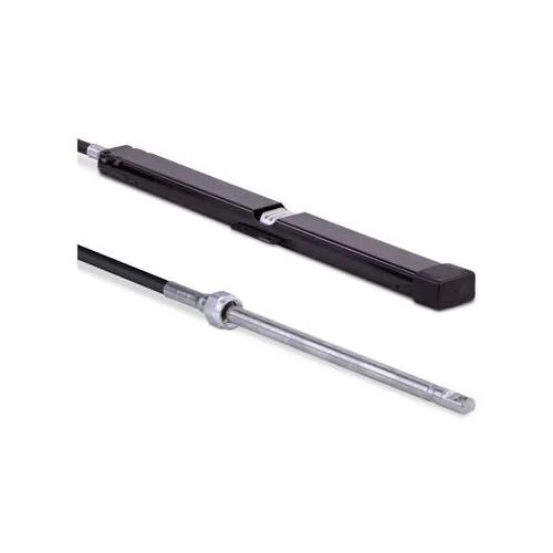 SEASTAR Boat Steering Cable - Rack And Pinion Design; 18' Length; Black - SSCX15418