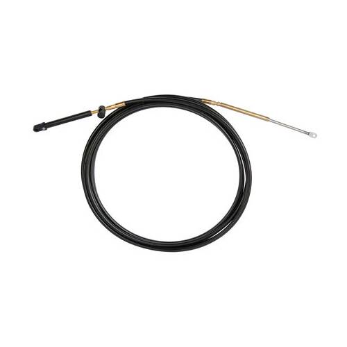 SEASTAR Marine Engine Control Cable; 24' Length; Black; Stainless Steel - CCX18924