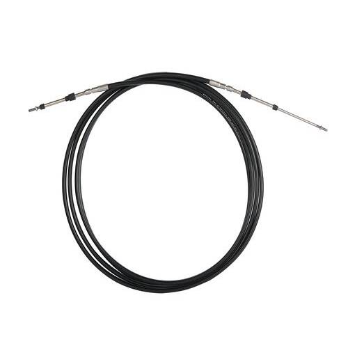 SEASTAR Marine Engine Control Cable; 25' Length; Black; Stainless Steel - CCX63325