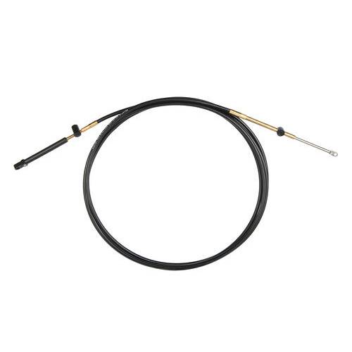 SEASTAR Marine Engine Control Cable; 9' Length; Black; Stainless Steel - CCX17909