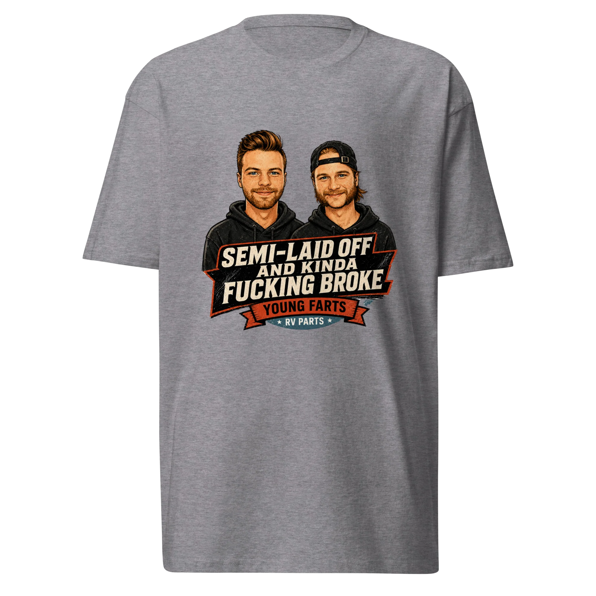 Semi-Laid Off and Kinda Fucking Broke T-Shirt - Image 4