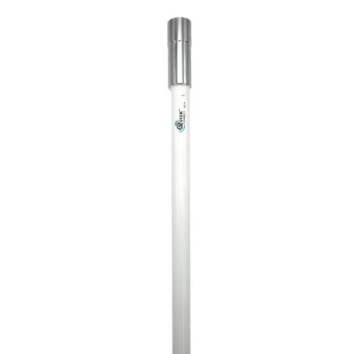 Shakespeare VHF Radio Antenna - Monopole; Ratchet Rail Mount; 8' Length; White - QC-8-T