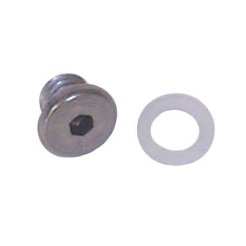 Sierra Marine Boat Drain Plug - Threaded; Steel; Allan Head - 184255