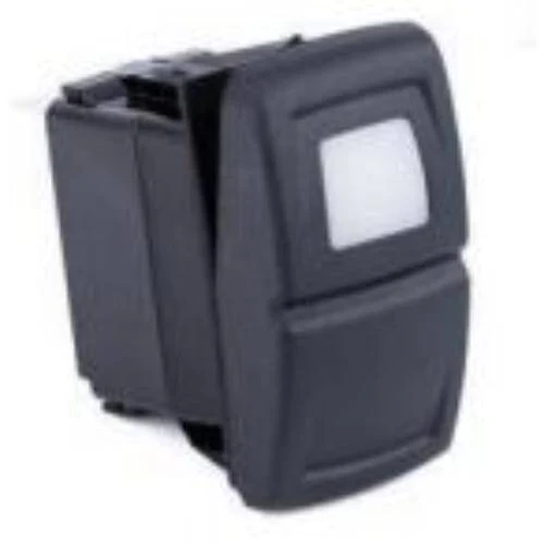 Sierra Marine Contura XIV Rocker Switch; 12 Volt DC; 20 Amp - Red Illuminated; Black - RK19090