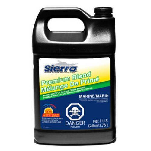 Sierra Marine Engine Coolant - Pre-Mixed 50-50 Red/ Orange; 1 Gallon Jug; Single - 189300C
