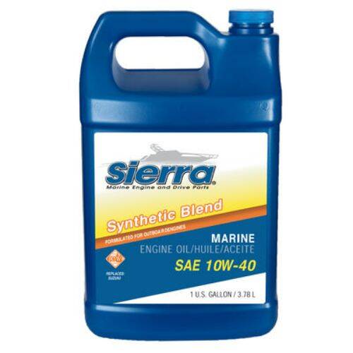 Sierra Marine Engine Oil - Semi-Synthetic Blend 4-Stroke; 1 Gallon Jug - 1895513