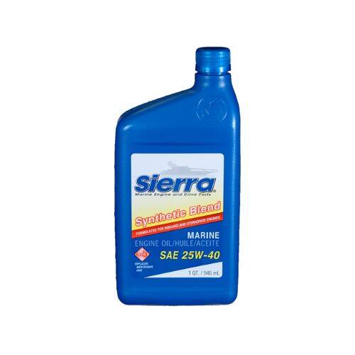 Sierra Marine Engine Oil - Synthetic Blend; 1 Quart Bottle - 1894402
