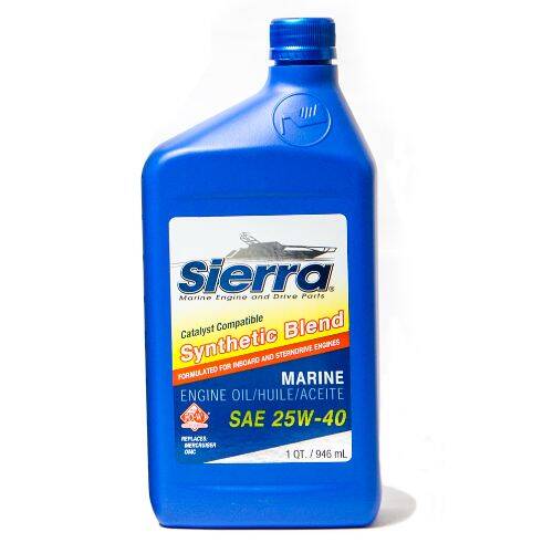 Sierra Marine Engine Oil - Synthetic Blend; 1 Quart Bottle - 189440CAT2