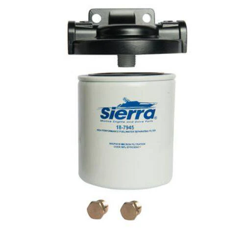 Sierra Marine Fuel Water Separator Filter - 10 Micron Element; Tall Filter - 1879821