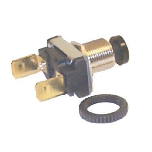 Sierra Marine Momentary On/Off Switch - 15 Amp; 12 Volt DC - Black - MP39680