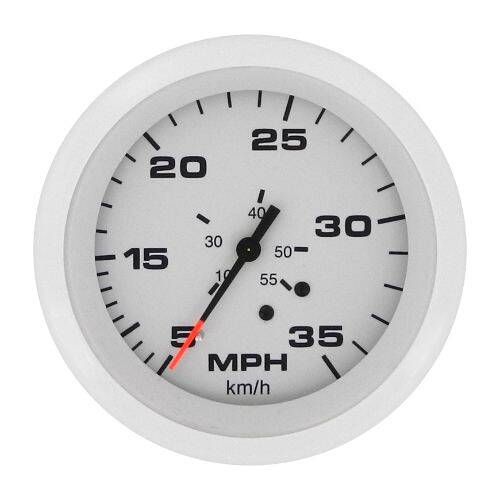 Sierra Marine Speedometer - Arctic Series; Aftermarket; 3"; 5-35 MPH - 68370P