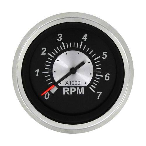 Sierra Marine Tachometer - Black Sterling Series; Aftermarket; 3"; 0-7000 RPM - 67363P