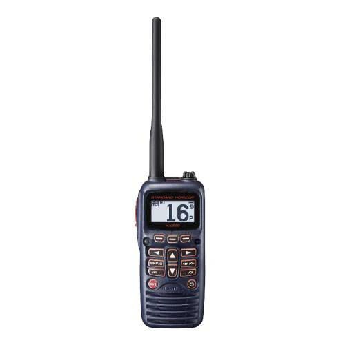 STANDARD HORIZON VHF Handheld Radio - 6 Watts; Oversized LCD Display; Black - HX320