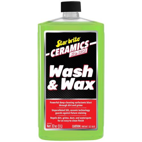 Star Brite Marine Wax - Liquid - 32 Ounce Bottle; Single - 203532