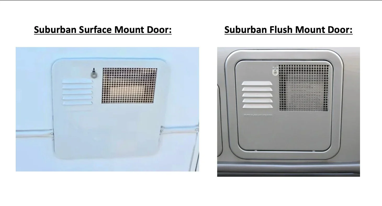 Suburban Mfg 6255APW Flush Mount Water Heater Door - Image 2