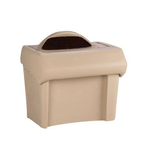 Taylor Made Platinum Series Boat Side Console - Floor Mount; 34" L x 26" W x 34" H; Beige - 433065