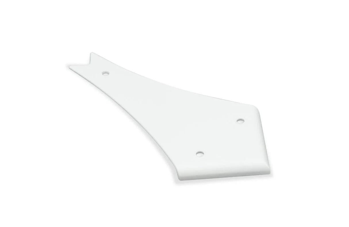 B&B Molders 94288 4-1/2' Slide Out Corner Guard Extrusion, Polar White