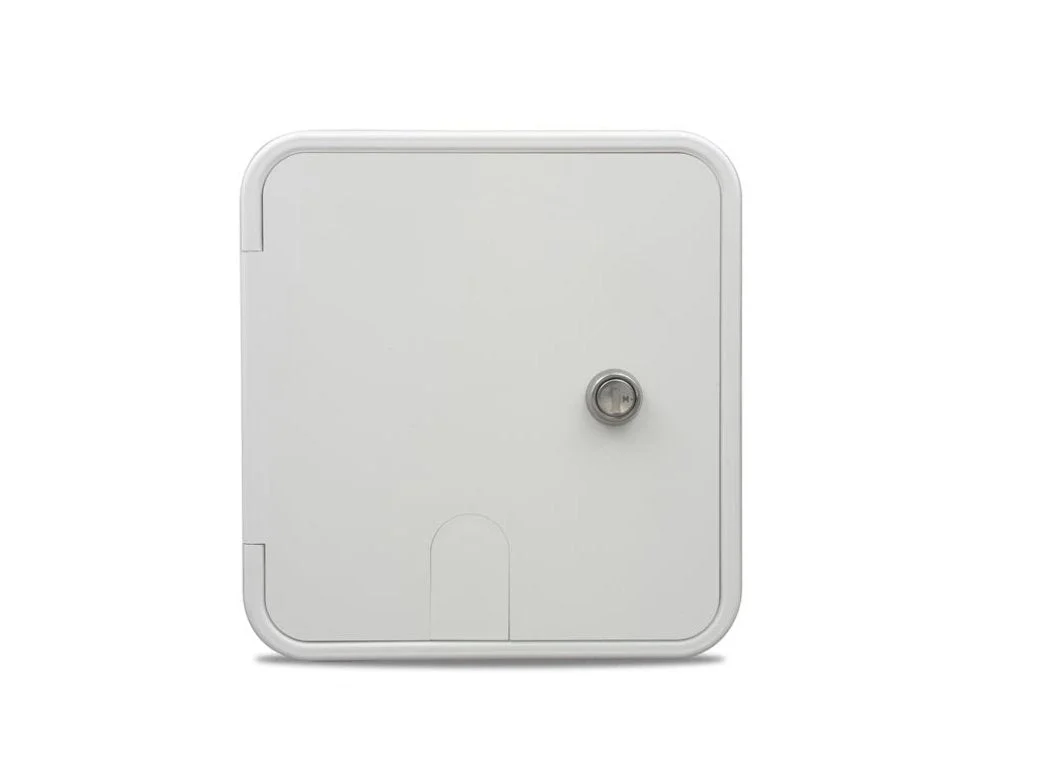 B&B Molders 94337 Large 30/50 Amp Electric Cable Hatch, White