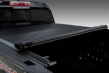 Tonneau Cover Leer 29030169 Velocity, Roll-Up Hook And Loop, Non-Lockable, Black