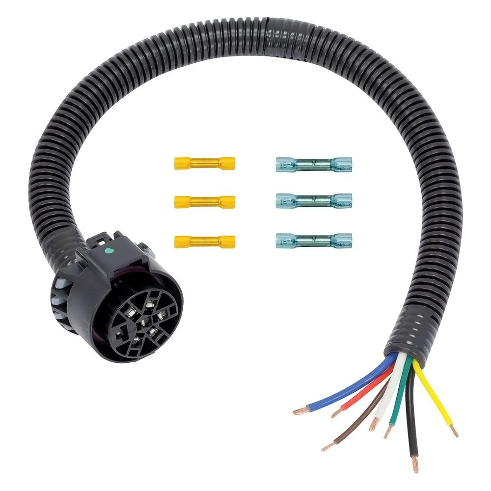 Tow Ready 20147 7-Way Trailer Wiring Plug - Trailer Side